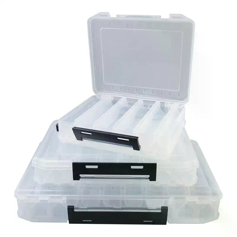 両面式の釣り道具箱。釣り用アクセサリー、工具、魚鉤、ルアー、 - Fishing Hook Box のレビューと価格